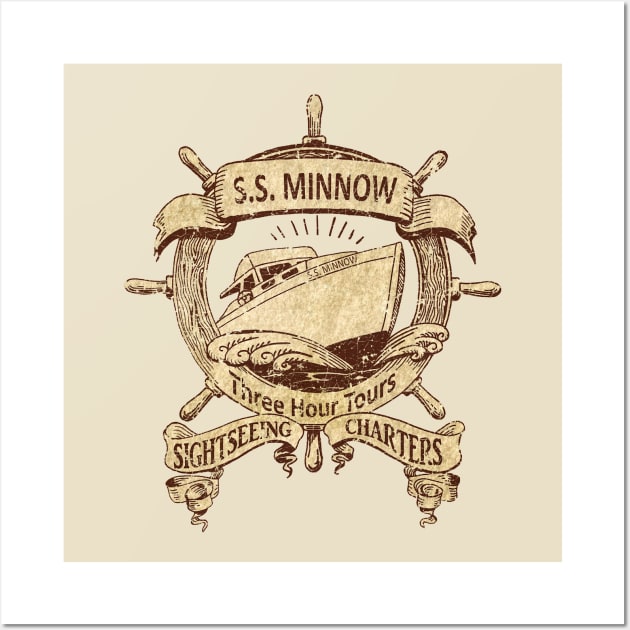 S.S Minnow retro legend Wall Art by Gadingshopart